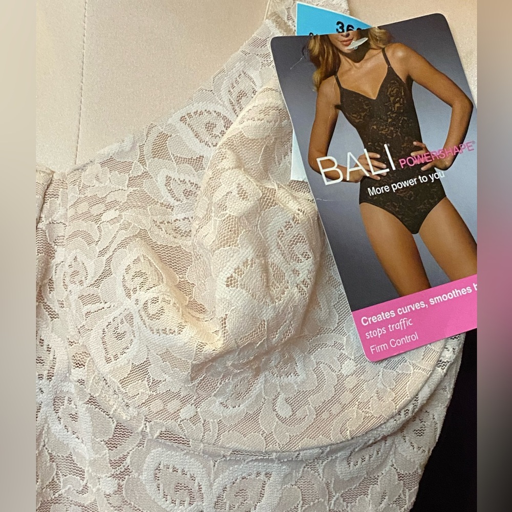Bali Lace 'N Smooth BodyBriefer - Firm Control Shapewear With Underwire - View #11